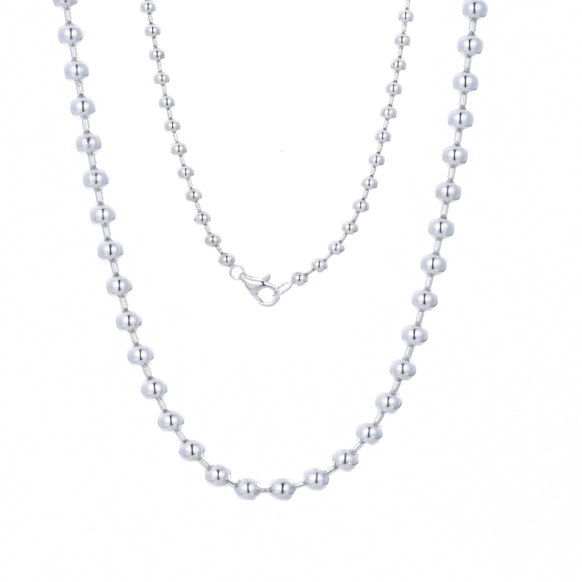 AEON II | New York Chain Necklace | Rhodium Plated 925 Silver
