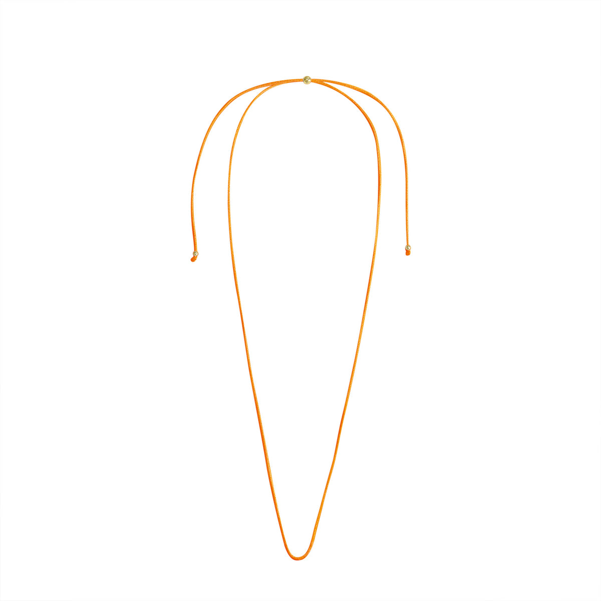 Heroes 1821 | Orange Cord | 14K Gold Plated 925 Silver