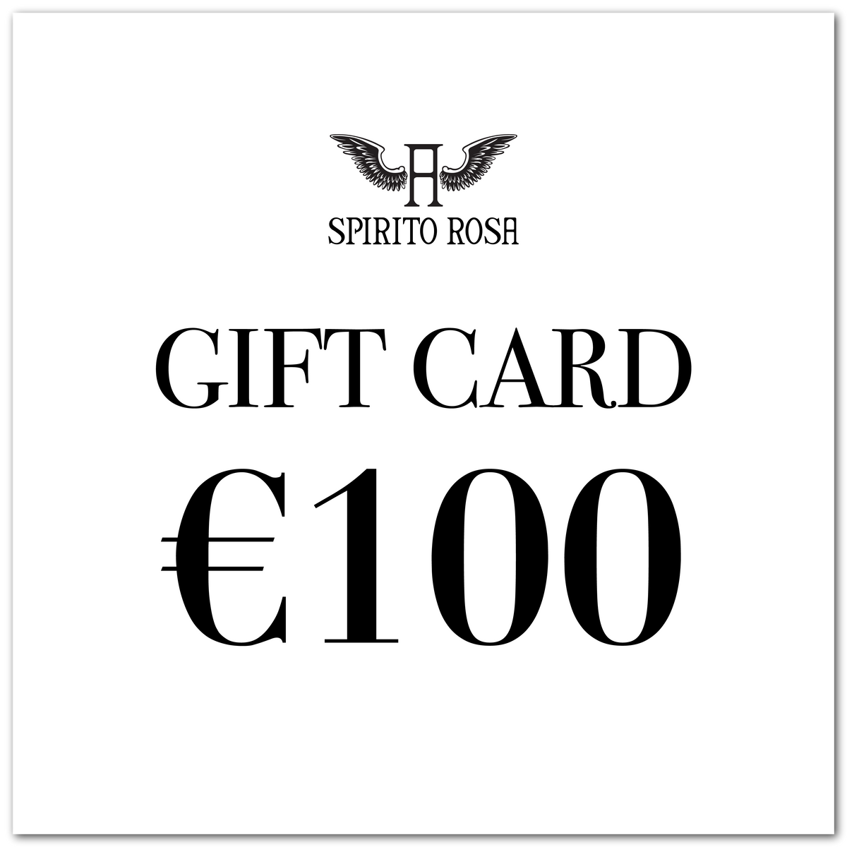 Gift Card / Δωροκάρτα - Spirito Rosa | Βραβευμένα Κοσμήματα σε Απίστευτες Τιμές