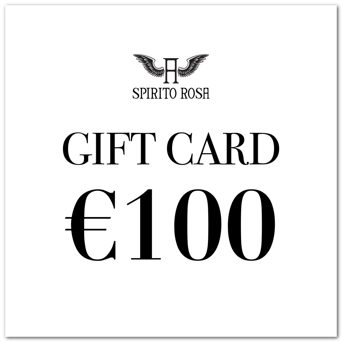 Gift Card / Δωροκάρτα - Spirito Rosa | Βραβευμένα Κοσμήματα σε Απίστευτες Τιμές